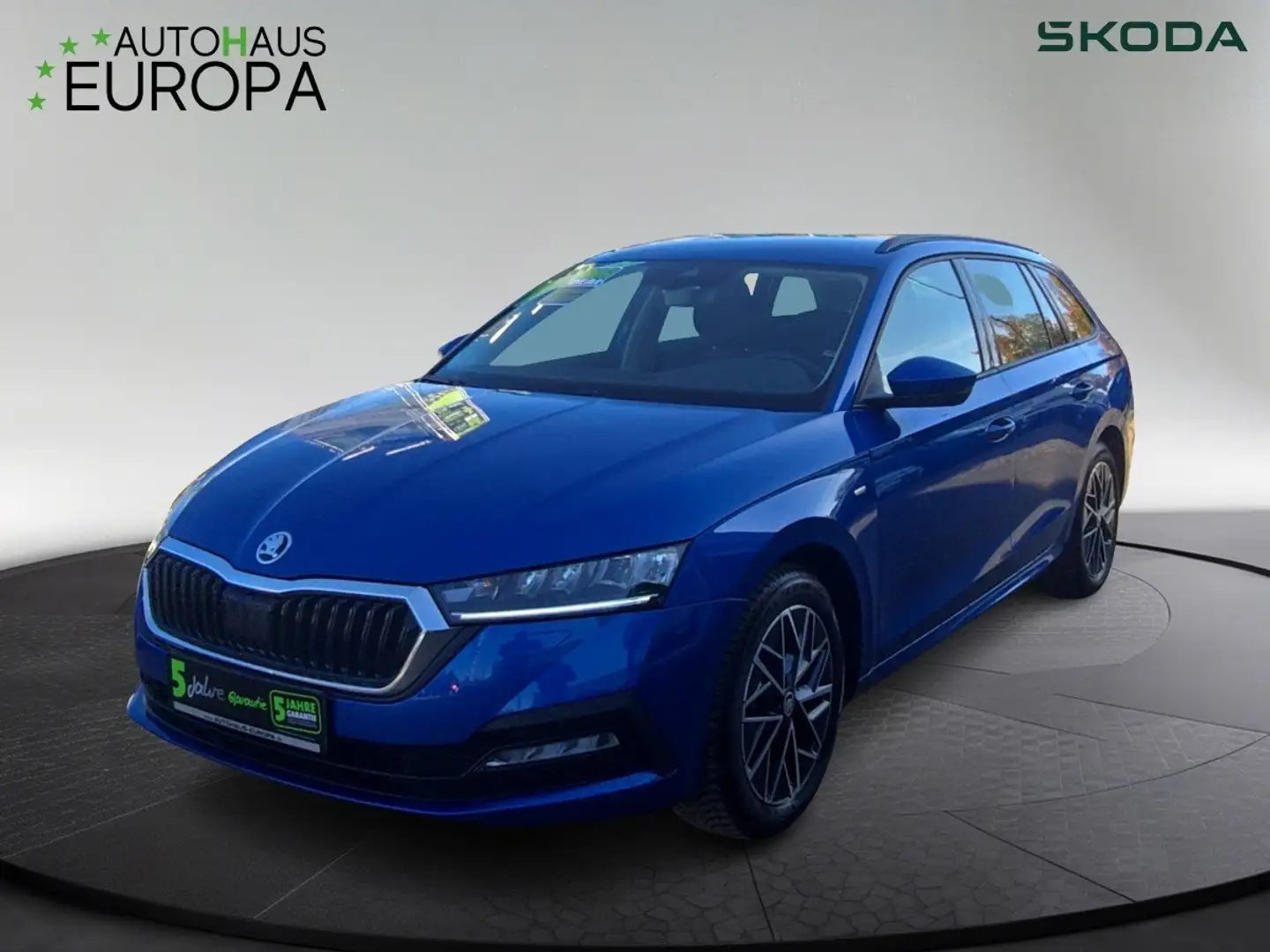 Skoda Octavia Combi 1.0 TSI Clever KlimaA Kam SmartLink 4xSHZ LH Blau - 1