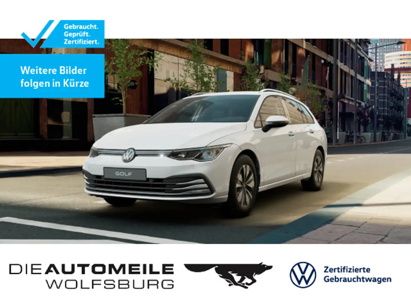 Volkswagen Golf Variant Golf VIII Variant 1.0 eTSI MOVE AHK/Navi/LED Weiß - 1