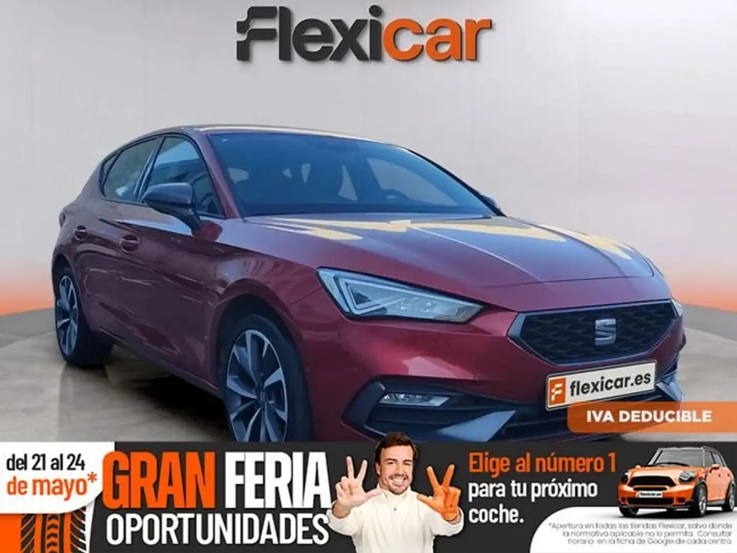 SEAT Leon 1.5 e-Hybrid S&S FR XM DSG-6 204 Rojo - 1