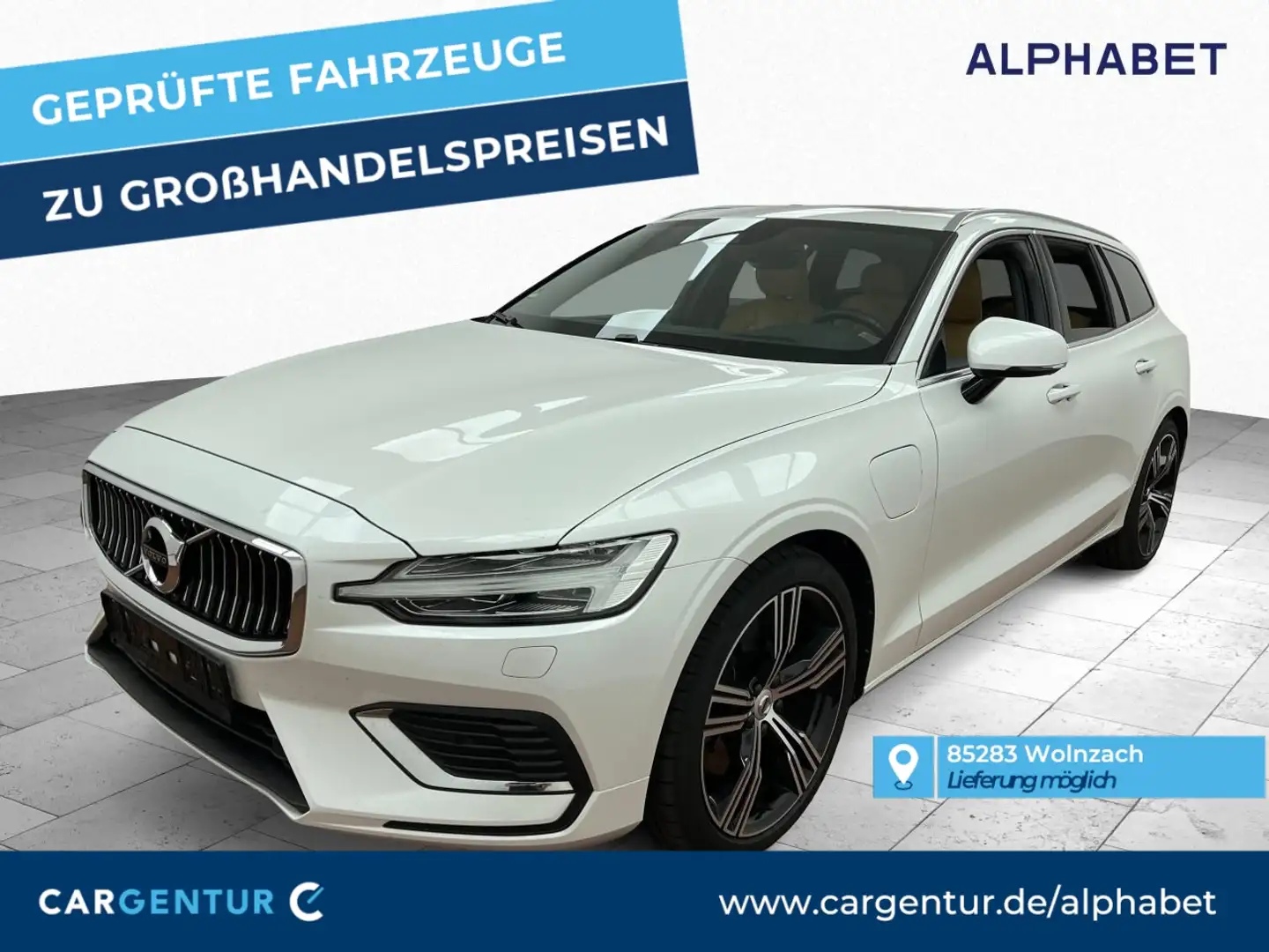 Volvo V60 V 60 T8 Twin Engine AWD Inscription S-Dach StHz Blanc - 1