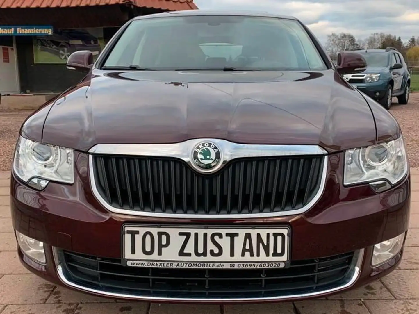 Skoda Superb 2.0 TDI DSG Navi,PDC,AHK,E-Sitz,SD Czerwony - 1