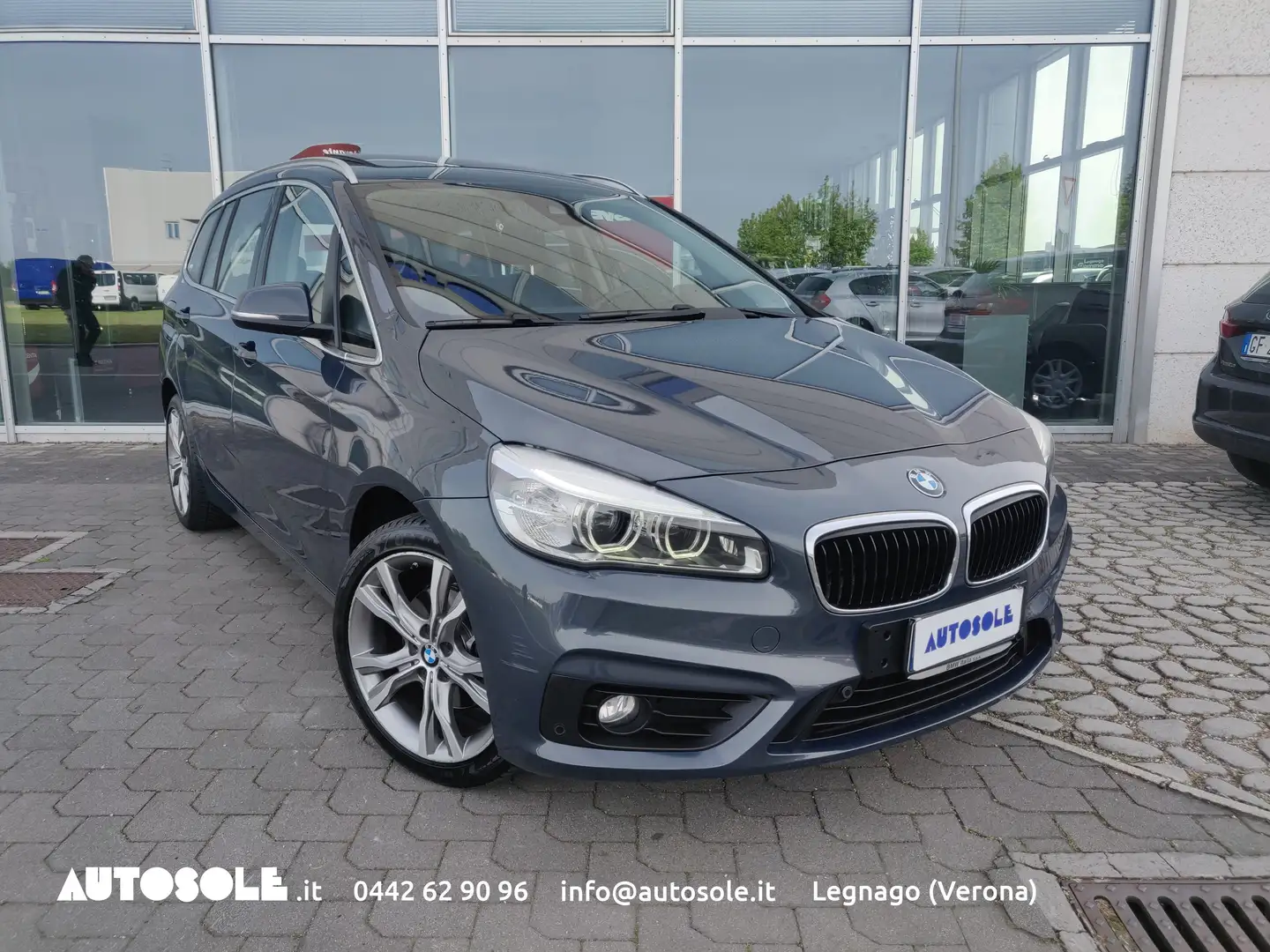 BMW 216 216D GT Business Head UP Tetto Panormico Nav Pro Grigio - 2