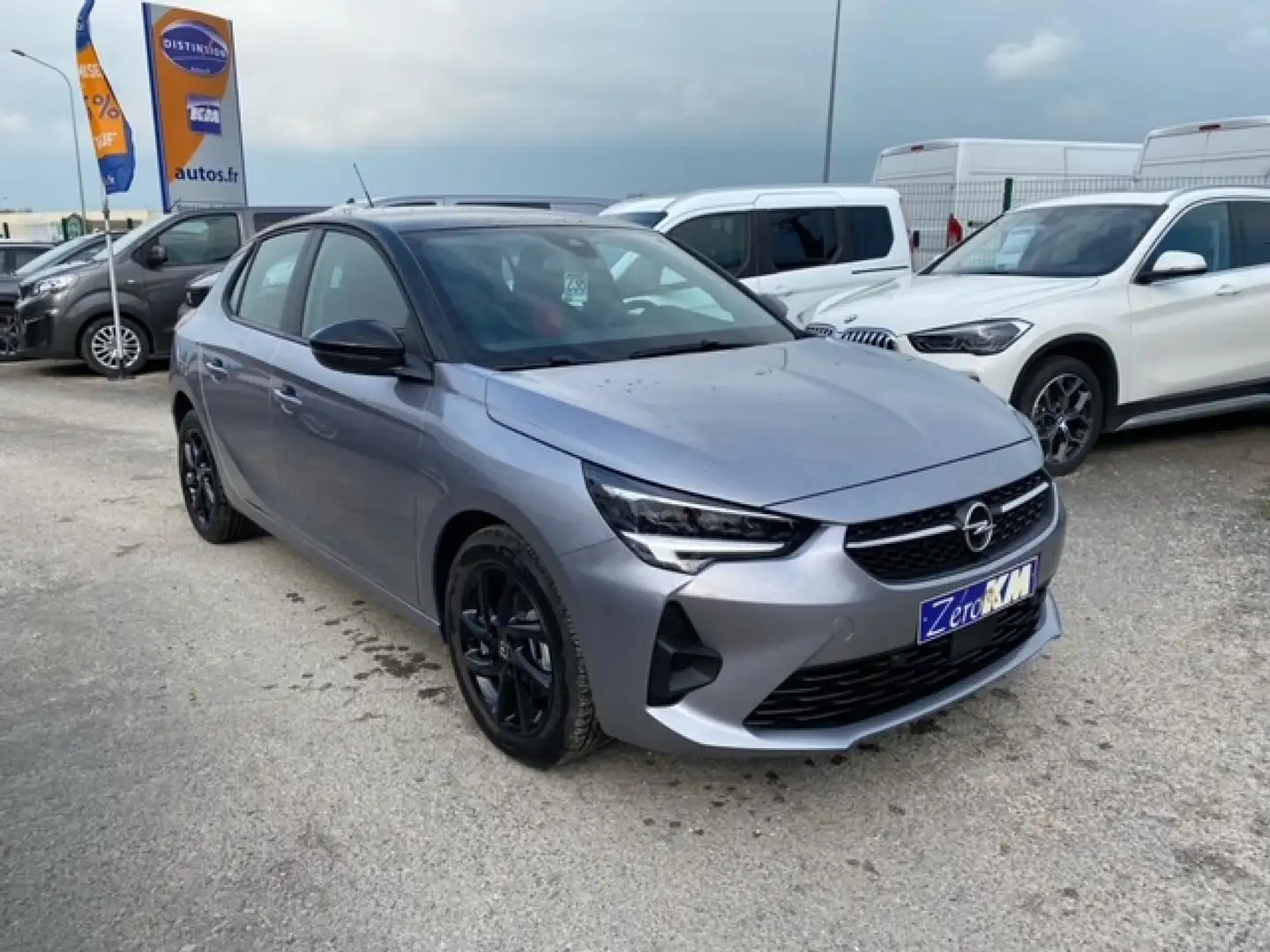 Opel Corsa 1.2i TURBO 100 S\u0026S GS LINE + CAMERA + MIRROR  Gris - 2