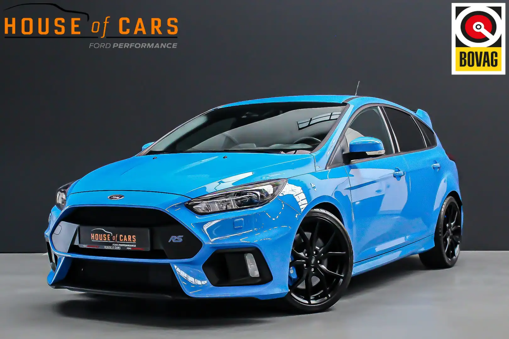 Ford Focus 2.3 350pk RS |UNIEK!|schaalstoelen|sper diff|launc Kék - 1
