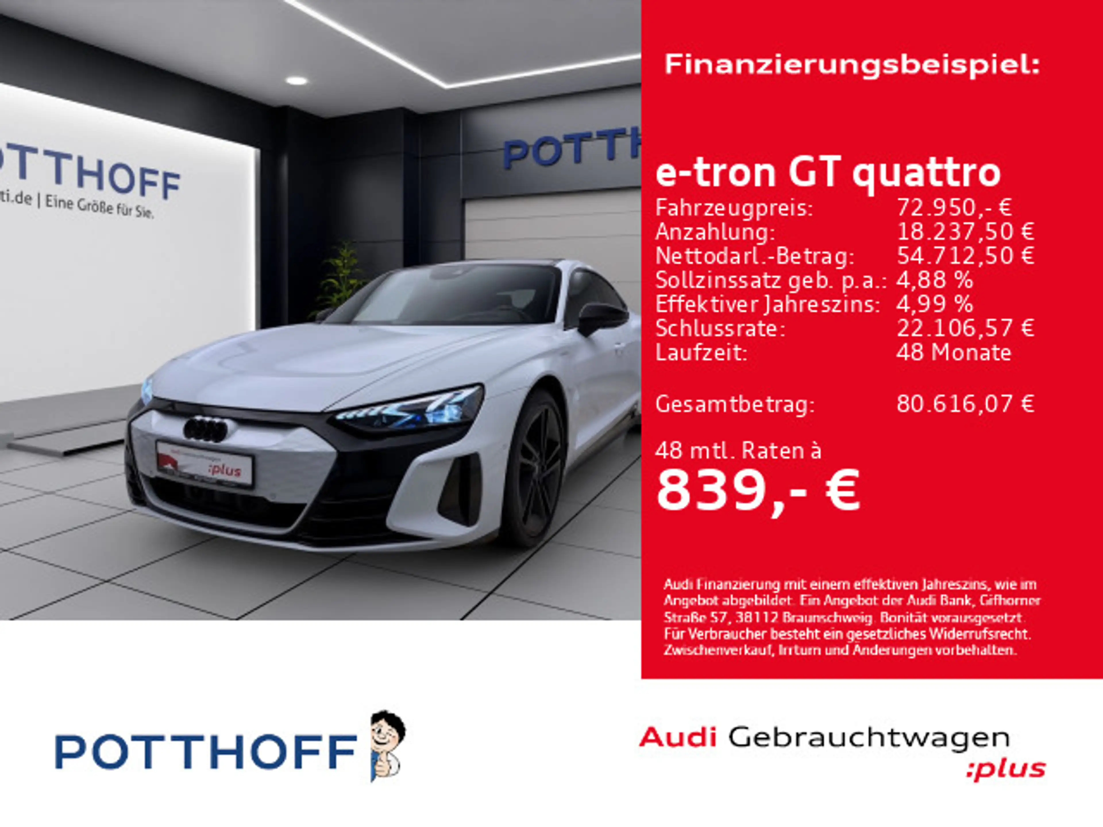 Audi e-tron GT e-tron GT Q PANO MATRIX NAVI B&O HuD SITZHZG