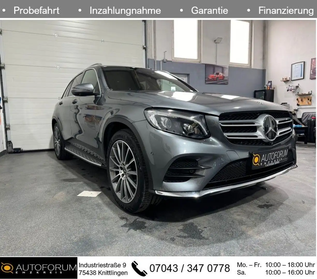 Mercedes-Benz GLC 300 4MATIC AMG-LINE *PANO*SHZ-HINTEN*TOTW-AS Gris - 1