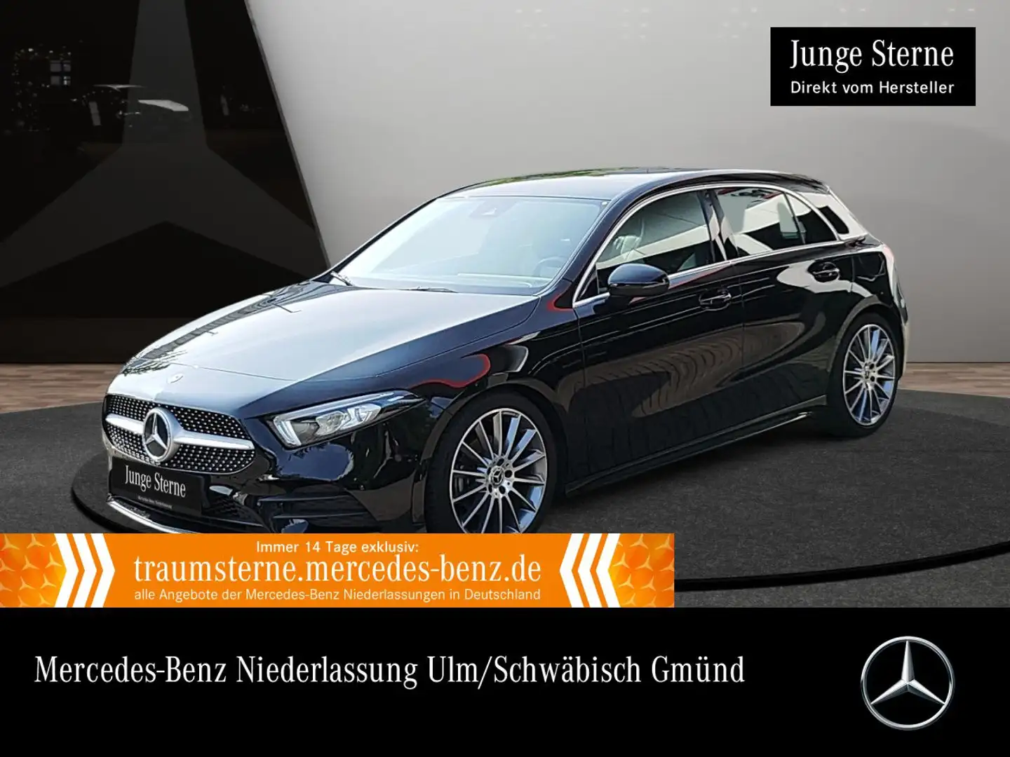 Mercedes-Benz A 200 AMG+LED+19"+TOTW Noir - 1