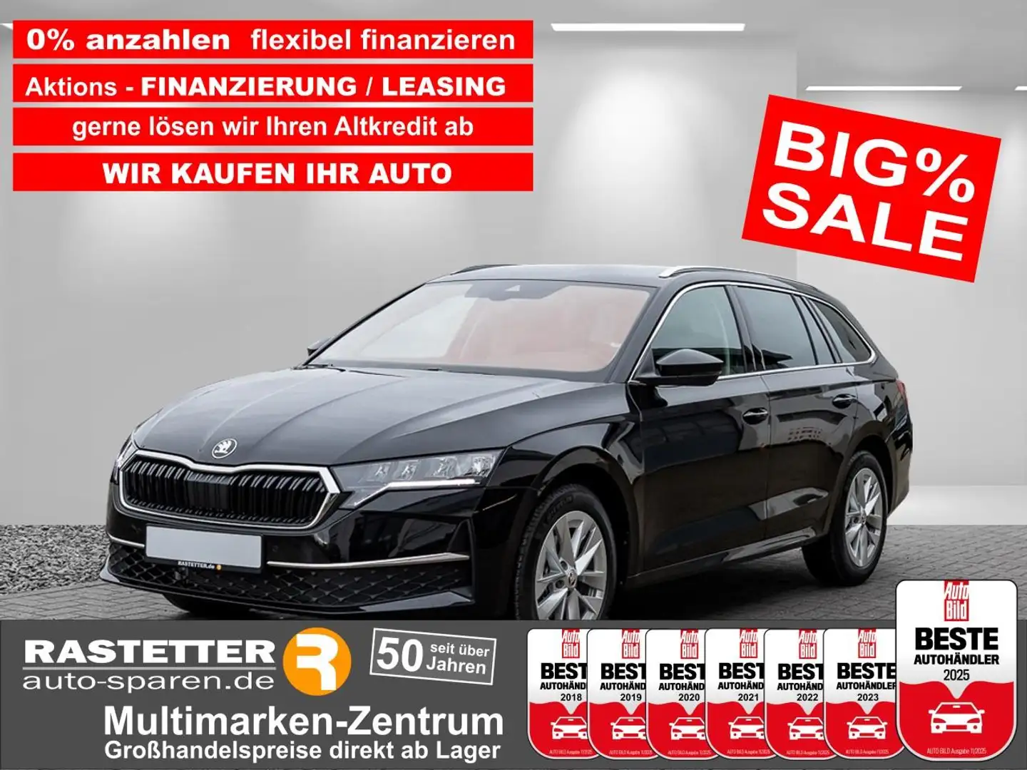 Skoda Octavia Combi TDI DSG Selection neuesMod+Komfort+ACC+eHeck Schwarz - 1