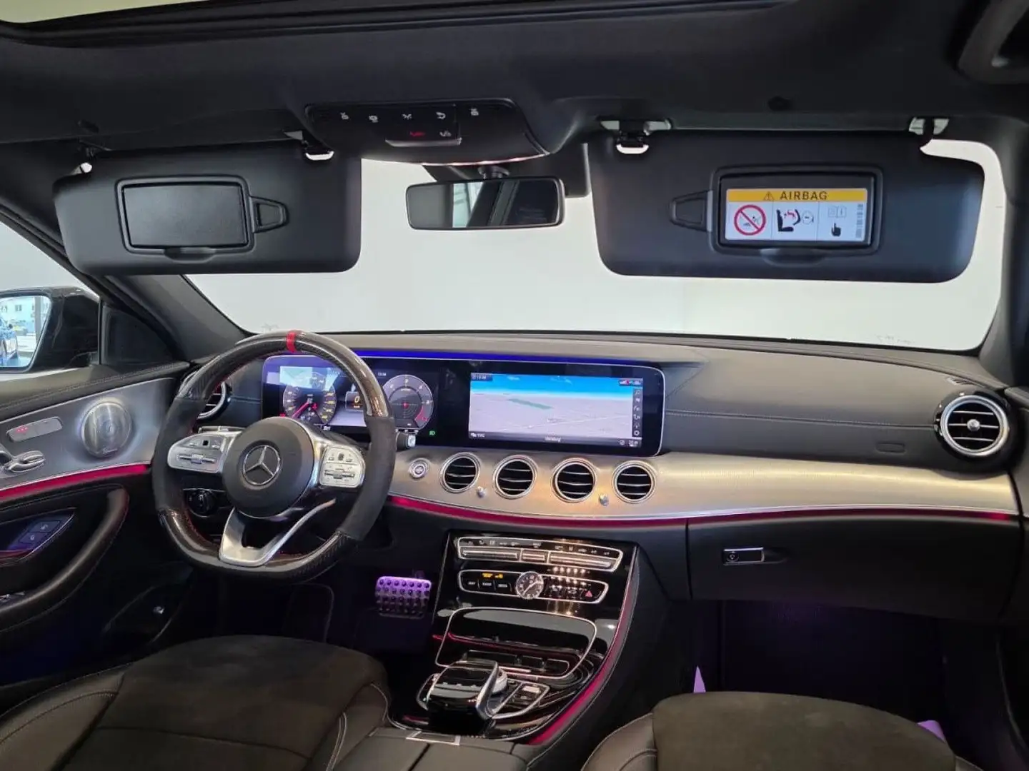 Mercedes-Benz E 400 d 4Matic AMG-Line Night-Paket|PANO|360°|SD Noir - 2