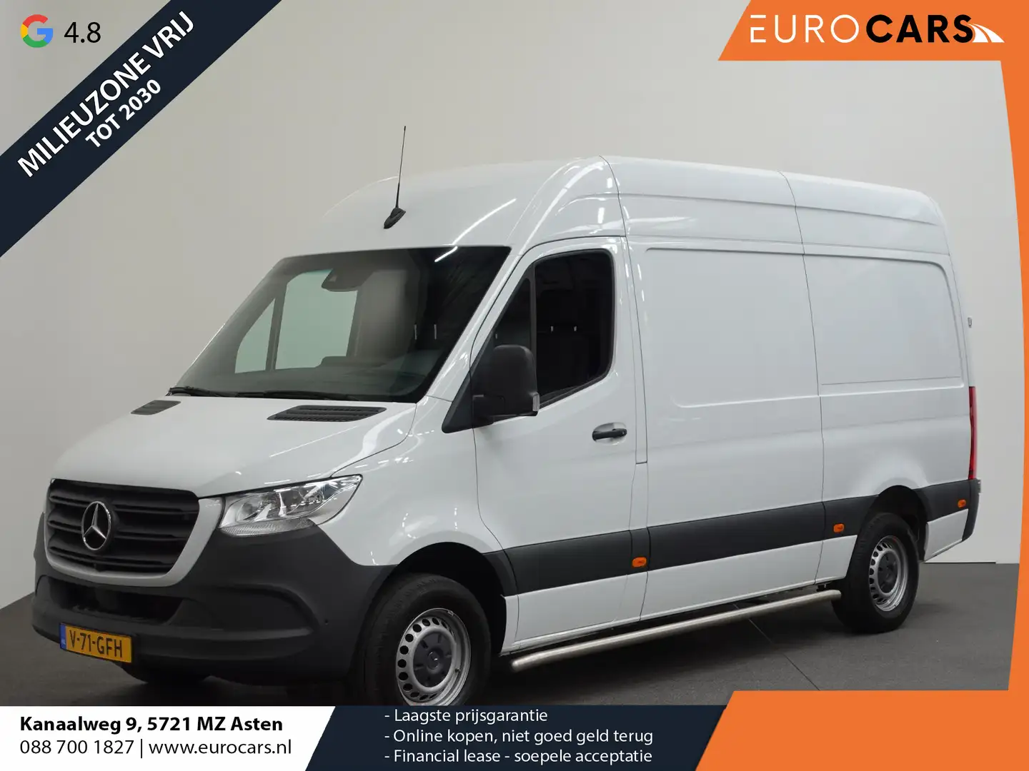 Mercedes-Benz Sprinter 315 Automaat L2H2 RWD Automaat Airco Cruise Contro Blanc - 1
