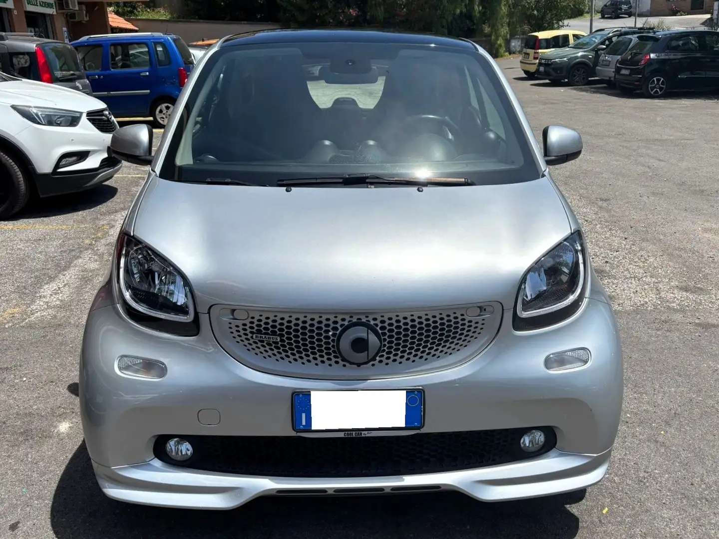 smart forTwo 0.9 t Brabus Xclusive 109cv twinamic my18 Argento - 2