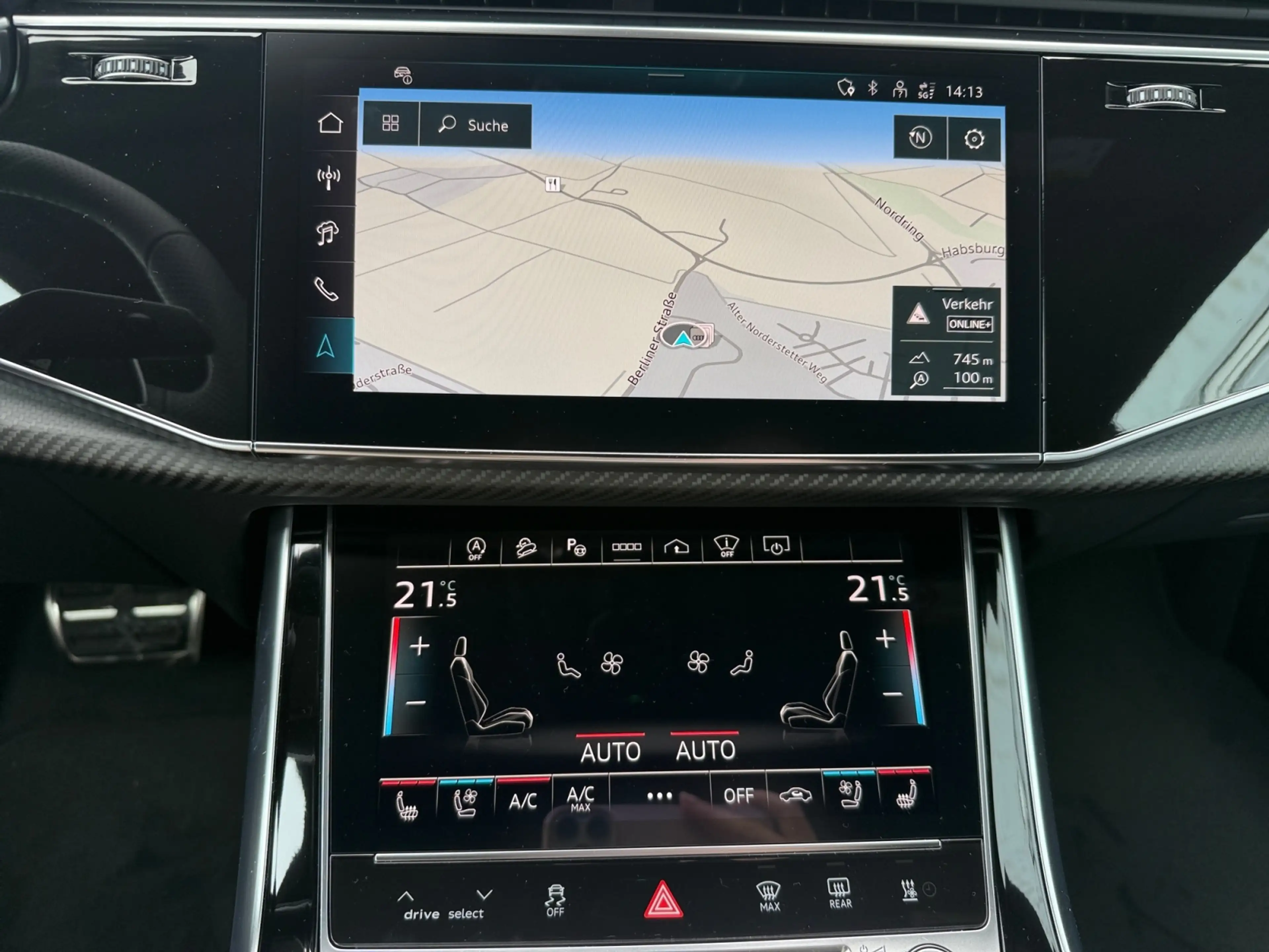 Audi RS Q8 performance AHK Pano Carbon 305km/h HUD Sportabga — photo 14