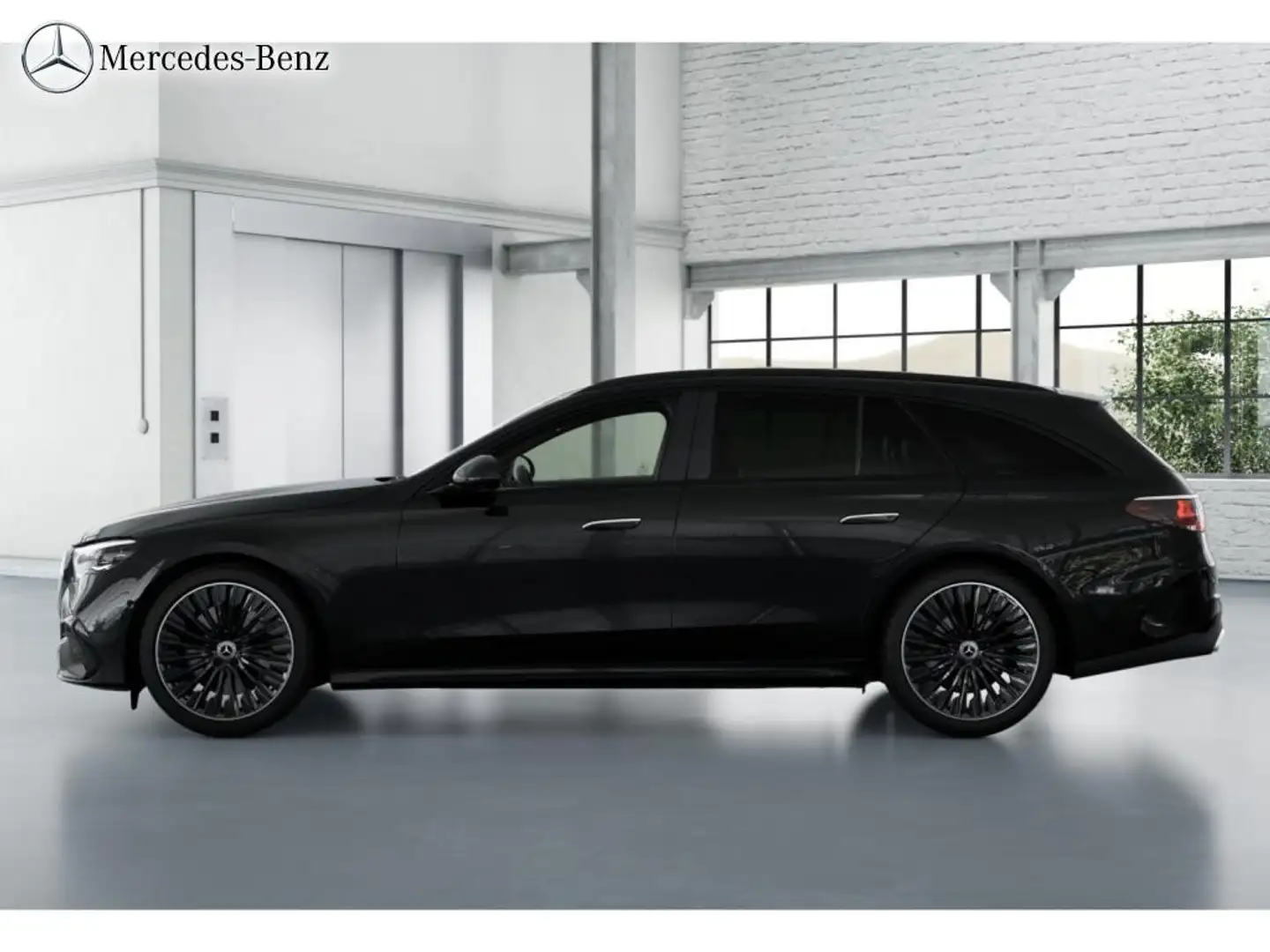 Mercedes-Benz E 220 d 4M T AMG 360°+DIG-LED+Pano+AHK+Distronic Schwarz - 2