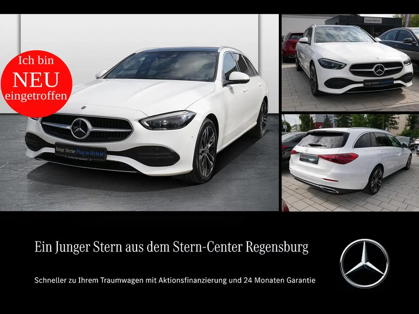Mercedes-Benz C 300 e T-Modell MBUX SHD Avantgarde LED Cam Weiß - 1