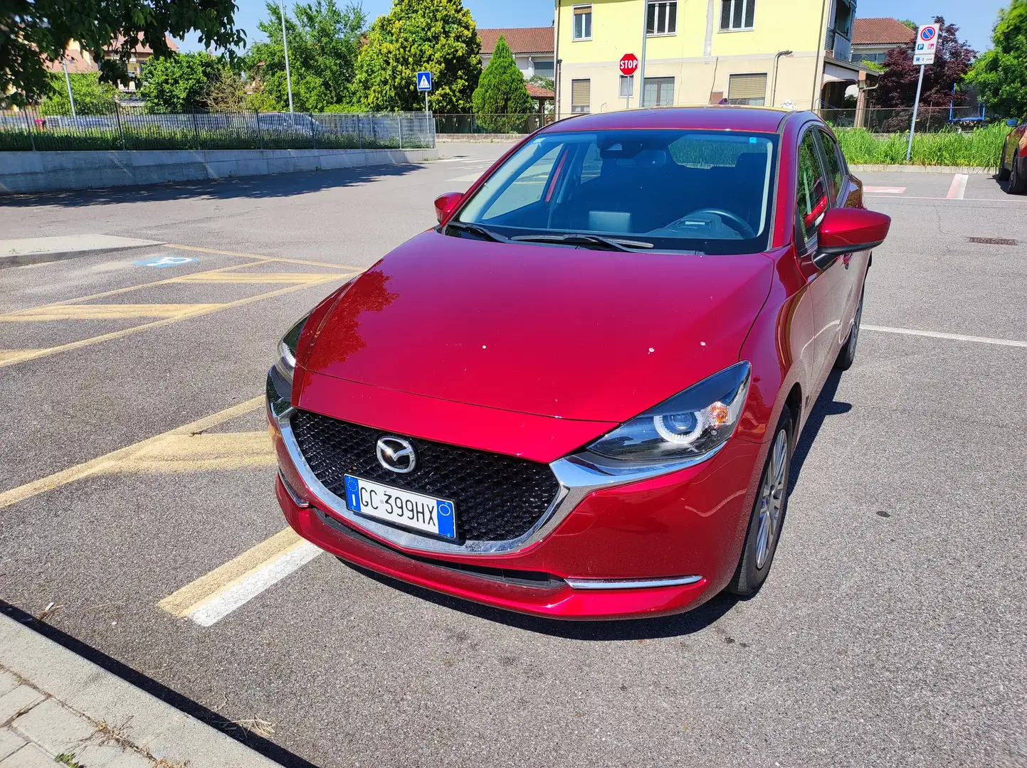 Mazda 2 2 III 2020 1.5 m-hybrid Exceed 90cv Rosso - 1