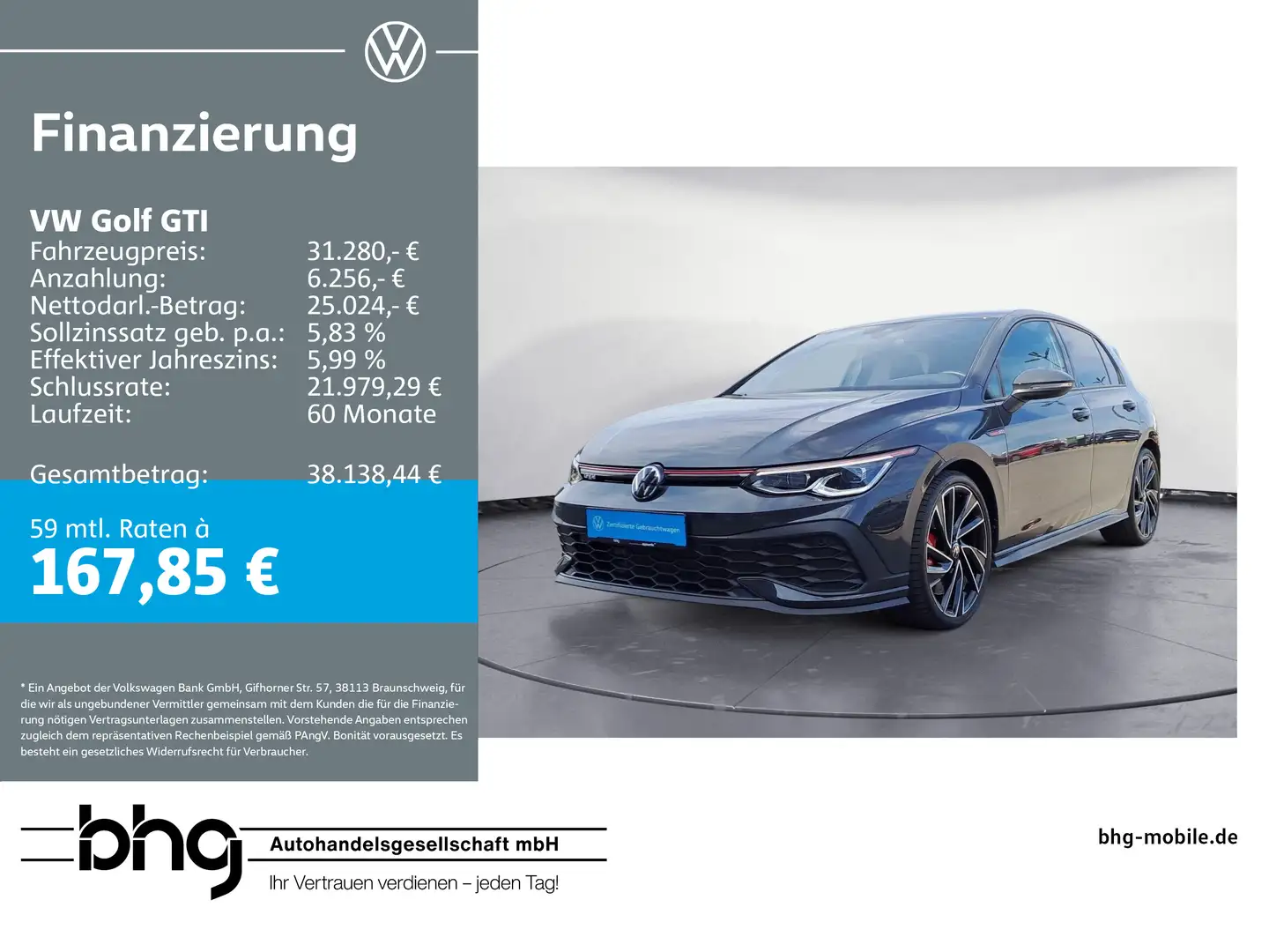 Volkswagen Golf GTI DSG Clubsport DCC Matrix Navi Kamera Gris - 1