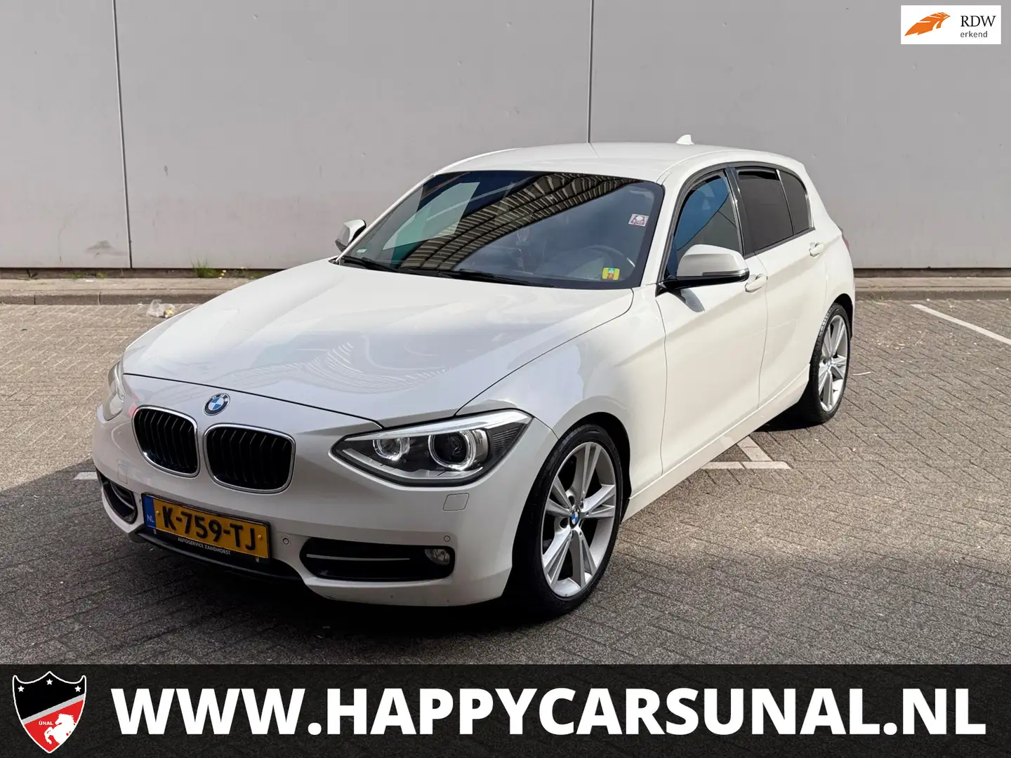 BMW 116 1-serie 116i Business, AIRCO, NAP, APK, NAVI White - 1