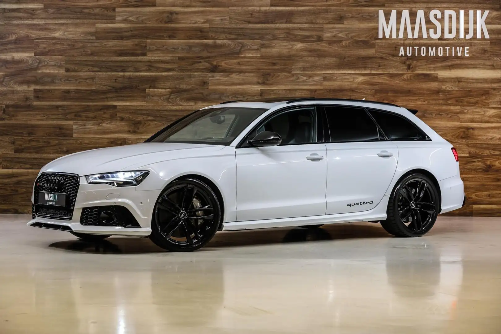 Audi RS6 Avant 4.0 TFSI Quattro|Keramisch|HUD|Pano|ACC|Bose Wit - 1