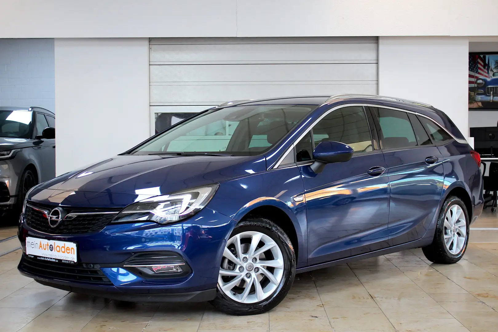 Opel Astra ST 1.5 D Autom. *NAVI*LEDER*PARKASSIST*LED*KAMERA* Blauw - 1