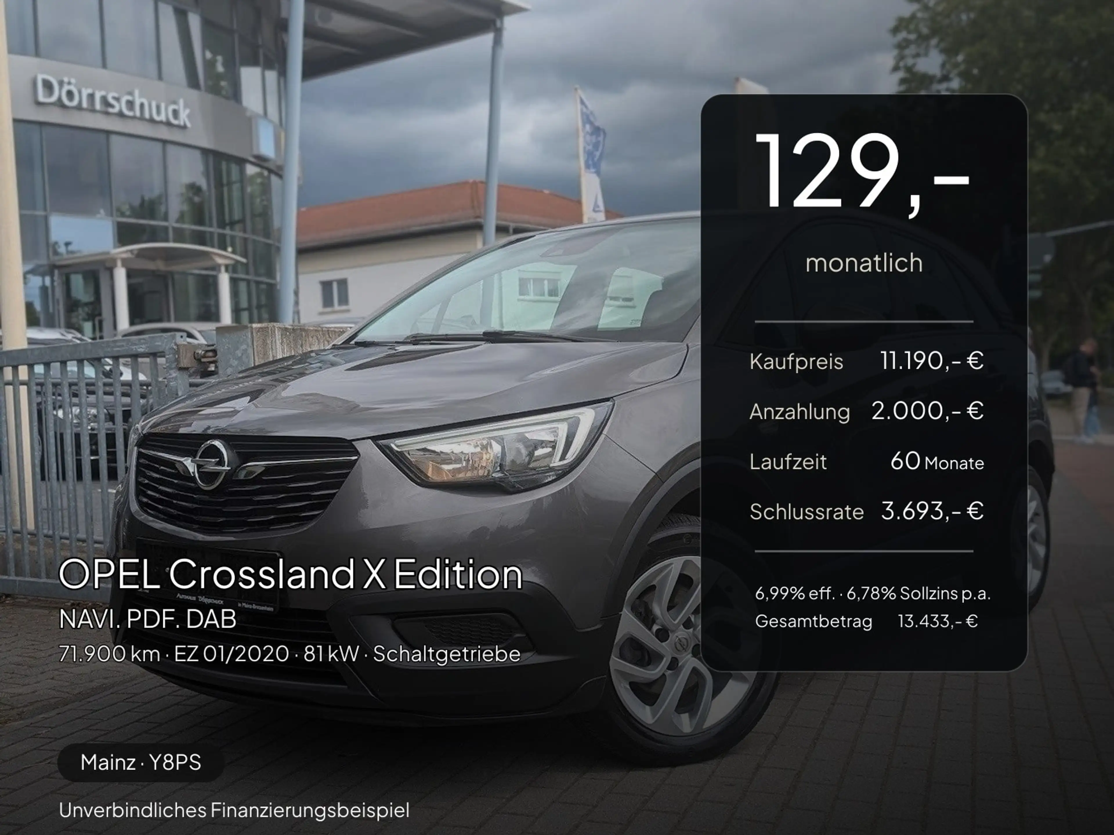 Opel Crossland X Crossland X Edition NAVI. PDF. DAB — photo 2