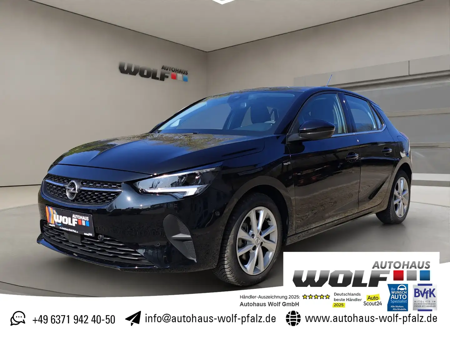 Opel Corsa 1.2 T Elegance LED~Light Assist~Blind Spot~VZE~Dig Schwarz - 1