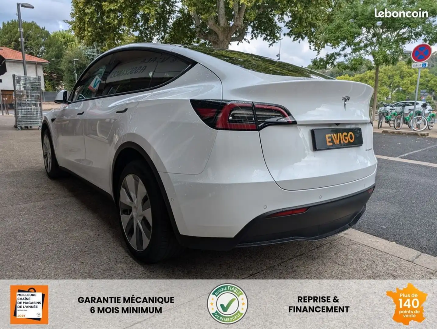 Tesla Model Y electric 515ch 211ppm 75kwh long range 4wd awd bva garantie 5ans Blanc - 2