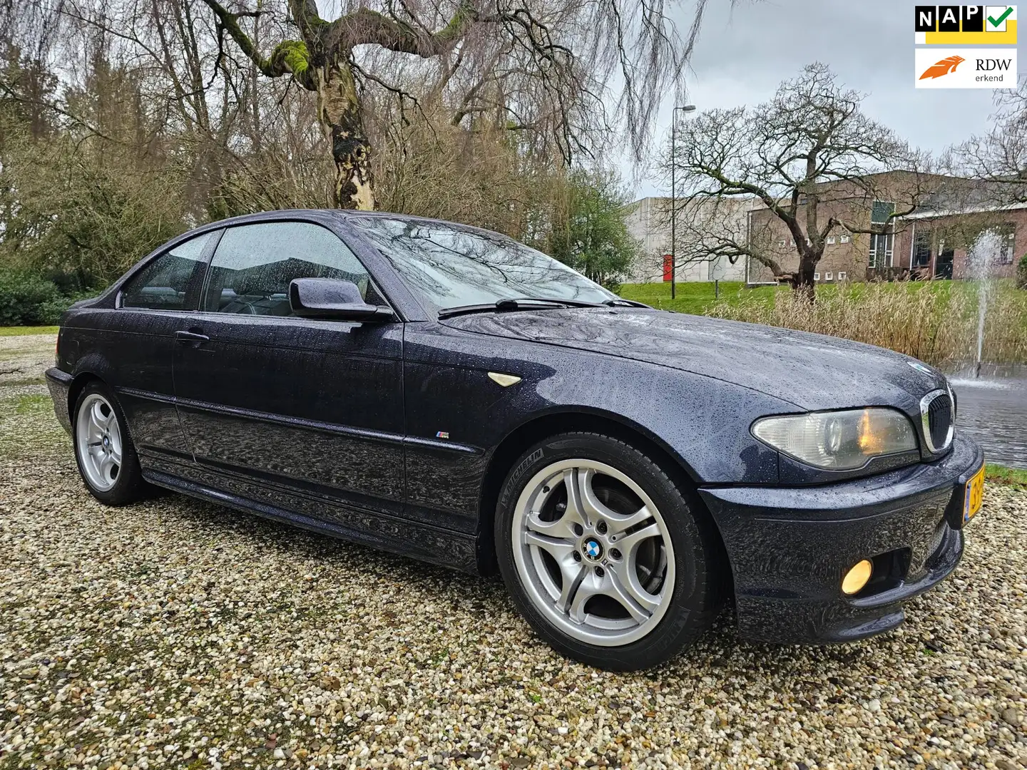 BMW 318 3-serie Coupé 318Ci M-sport AIRCO/cruise dealer on Blauw - 1