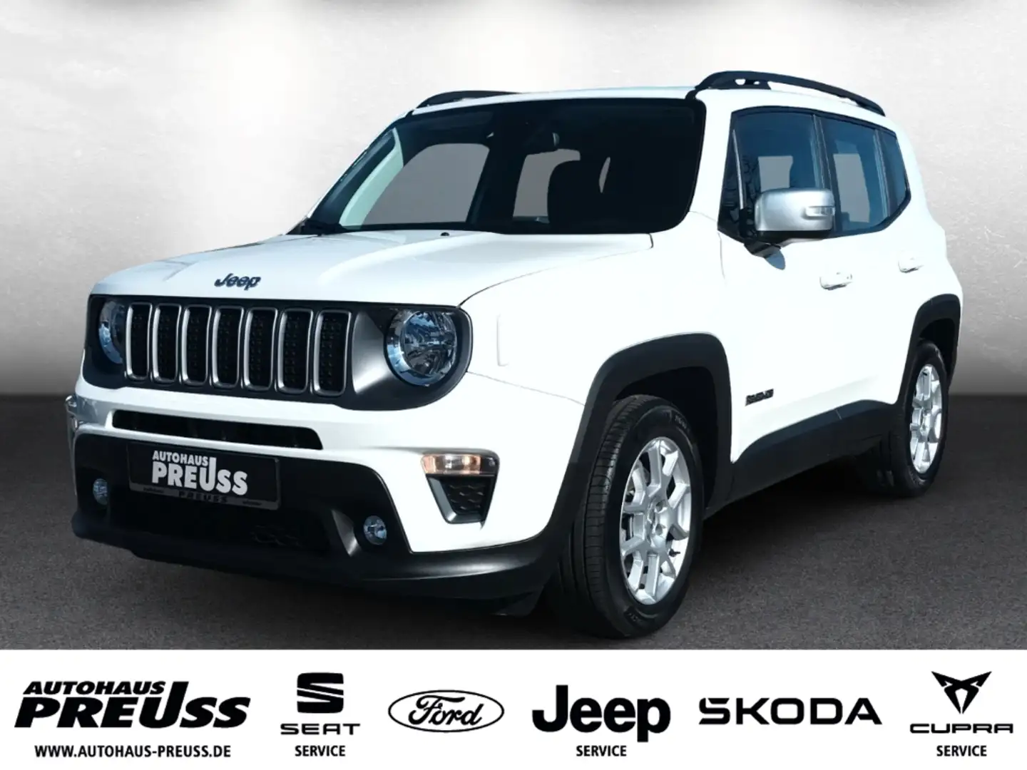 Jeep Renegade Limited e-Hybrid 1,5MHEV Automatik Weiß - 1