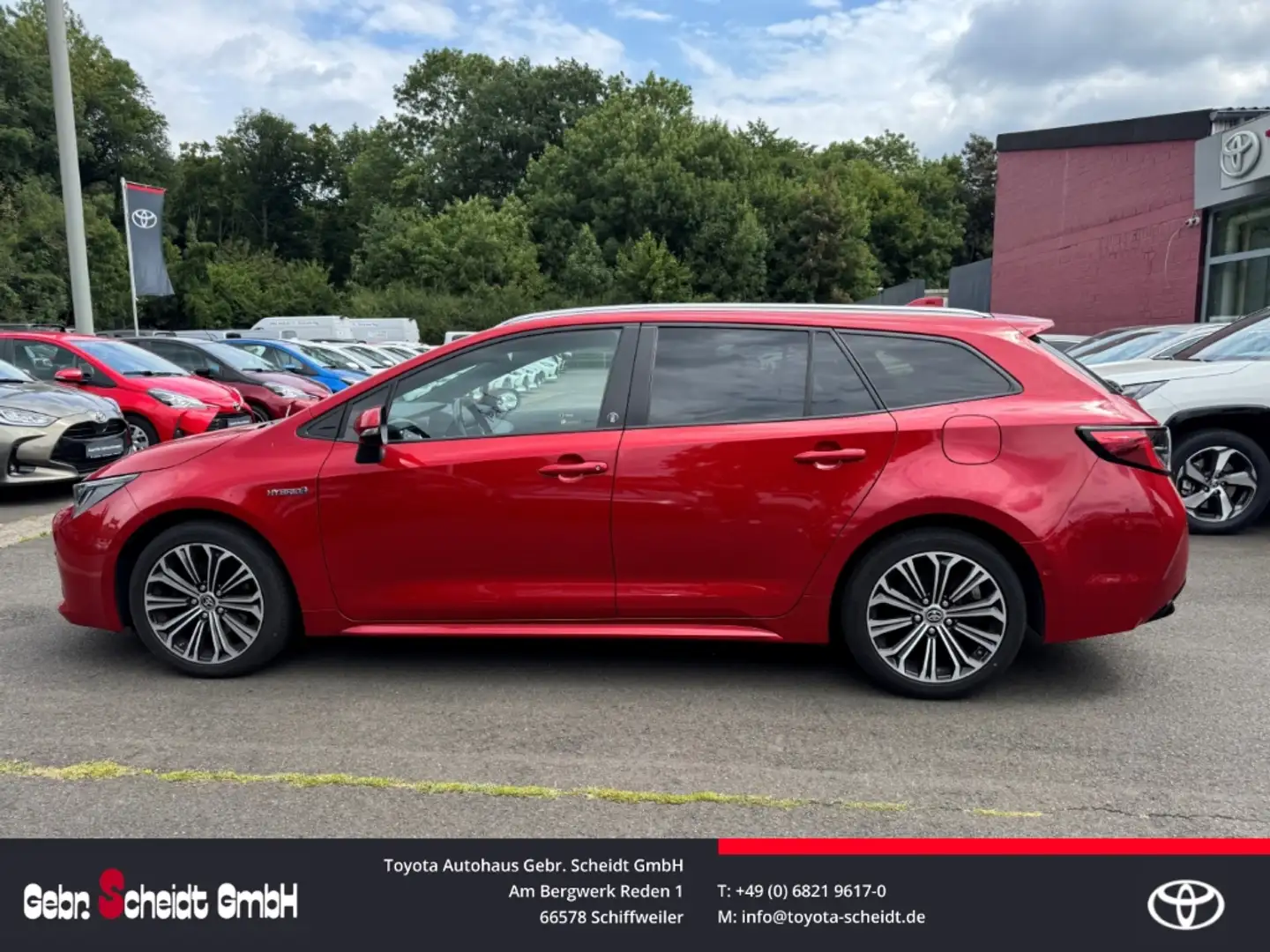 Toyota Corolla TS Hybrid Team D 2.0 EU6d Apple CarPlay Android Au Rot - 2