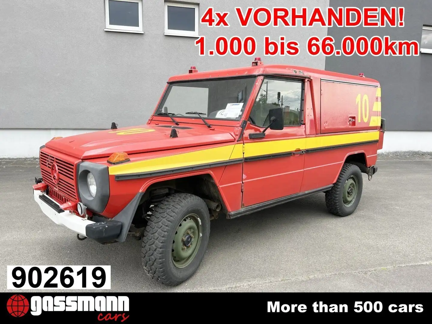 Mercedes-Benz G 250 250 GD 4x4, Feuerwehr mehrfach verfügbar! Red - 1