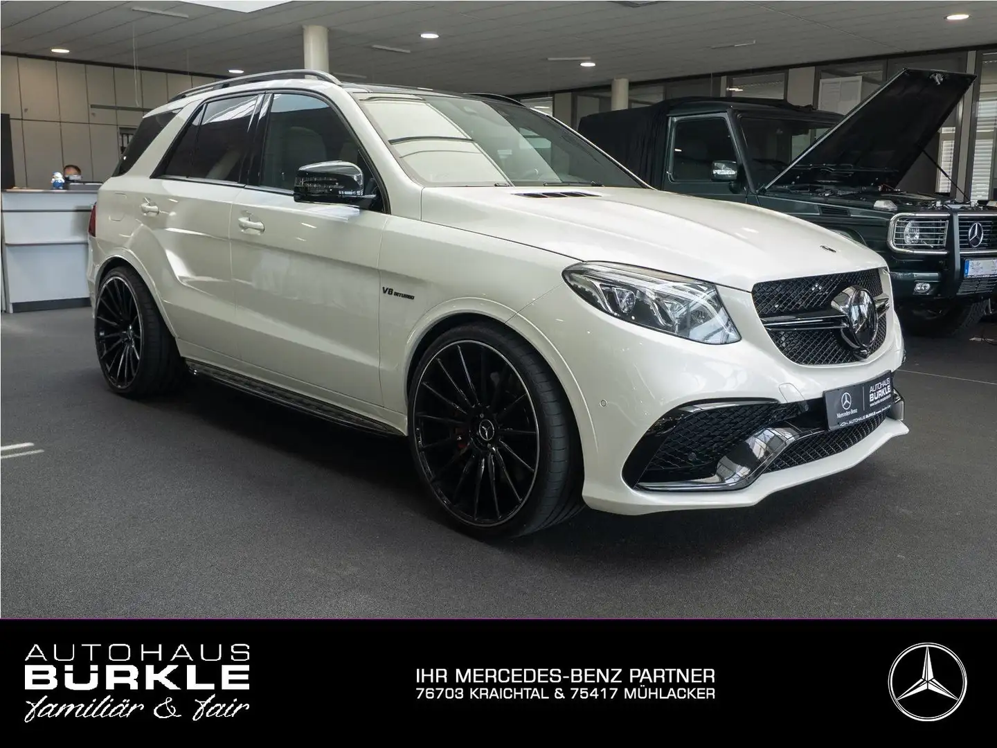 Mercedes-Benz GLE 63 AMG GLE 63 S 4M,Massage,AHK,Sitzkl,Servoschl,Shzg hi Weiß - 1