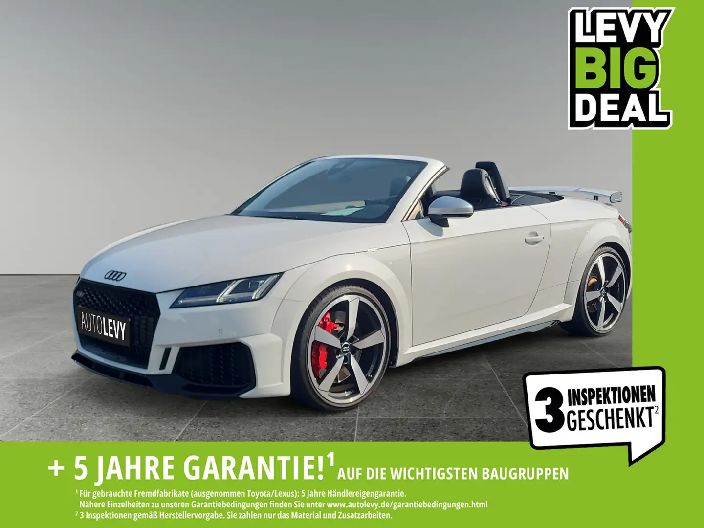 Audi TT RS Roadster Quattro S-Tronic *NAVI*B&O*LED* Blanco - 2