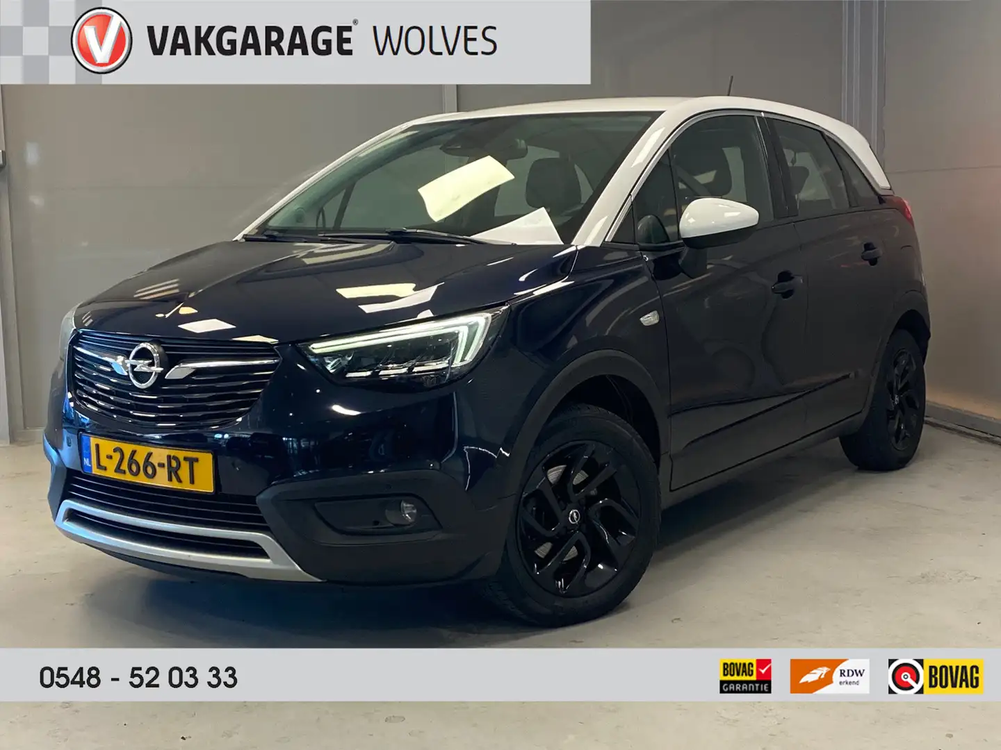 Opel Crossland X 1.2 Turbo Ultimate 131 PK !!| NAVI | CLIMA | CAMER Blauw - 1