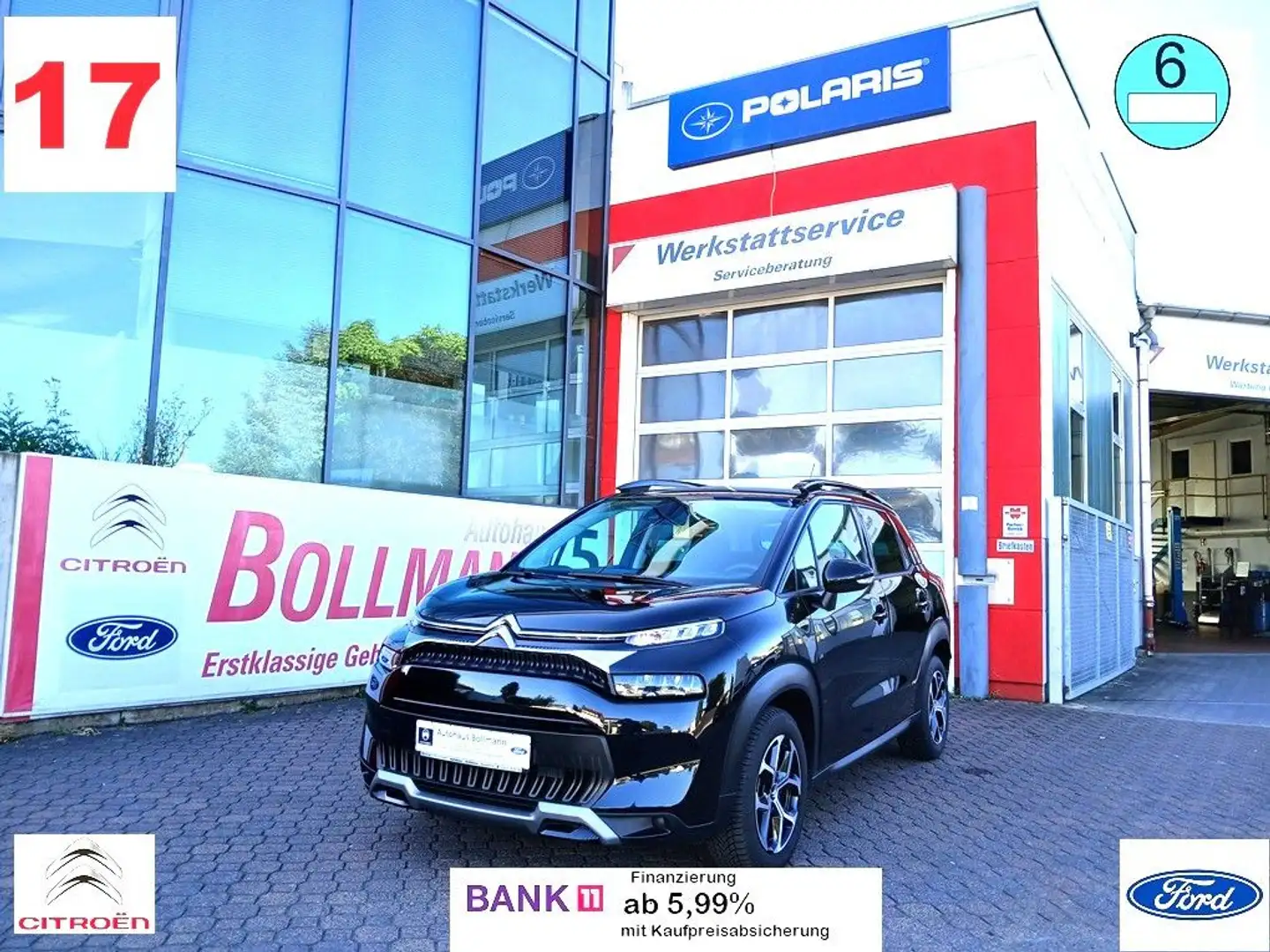 Citroen C3 Aircross Plus,Automatik,Navi,1Hd. Schwarz - 1