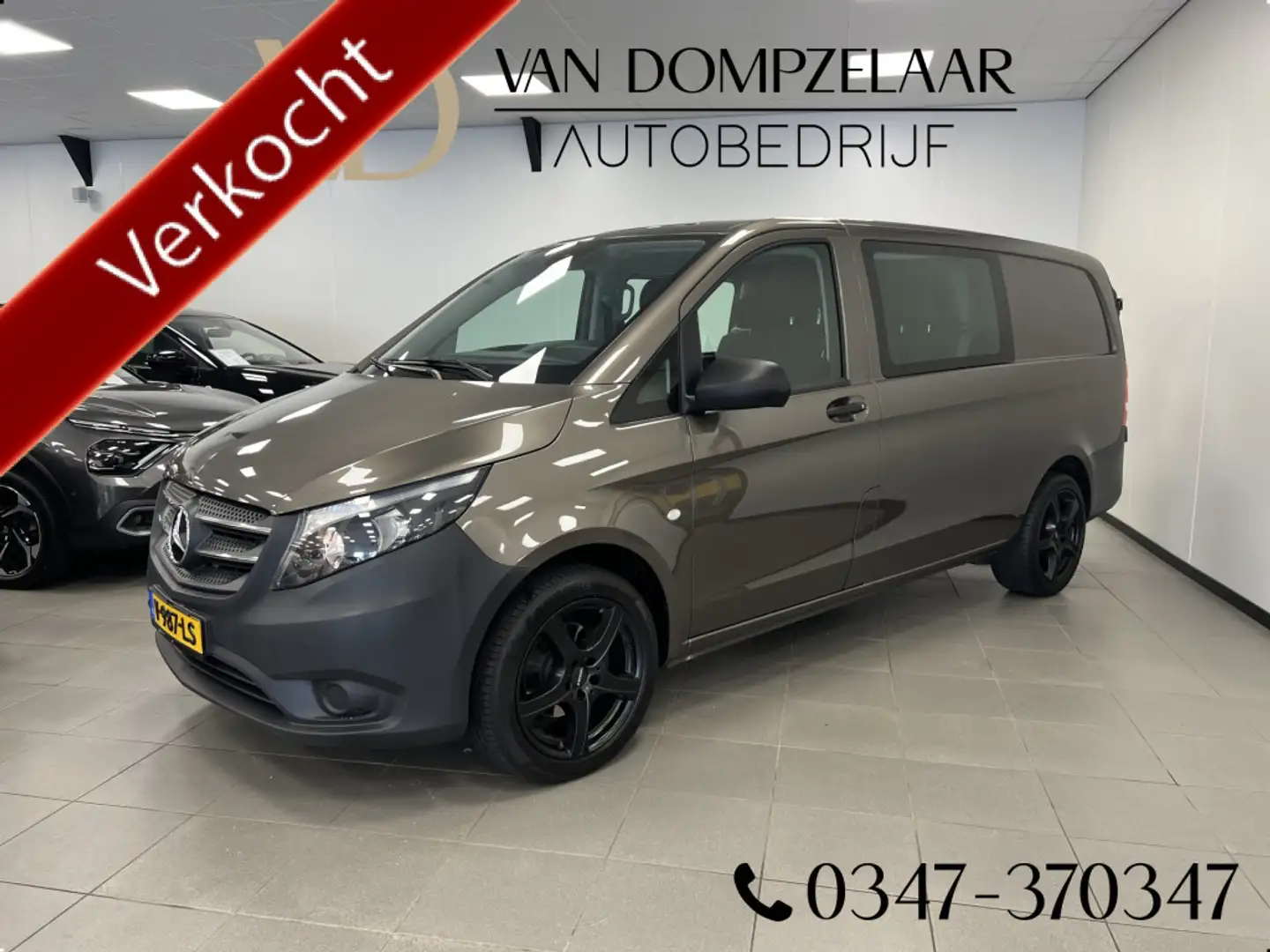 Mercedes-Benz Vito 114 CDI AUTOMAAT / LANG / Dubbel Cabine / 1e eigen Bruin - 1
