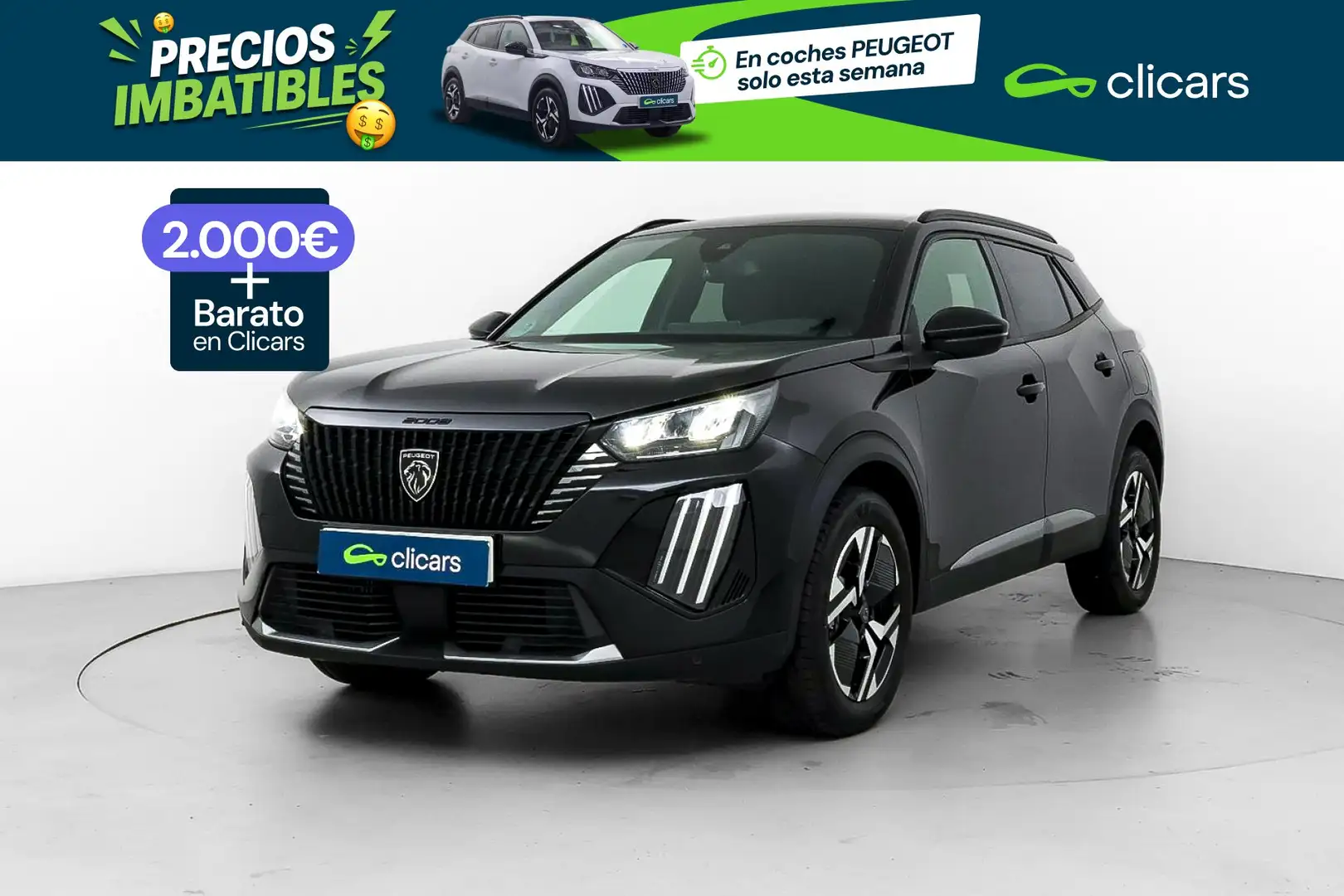 Peugeot 2008 1.2 PureTech S&S Allure 100 Negro - 1