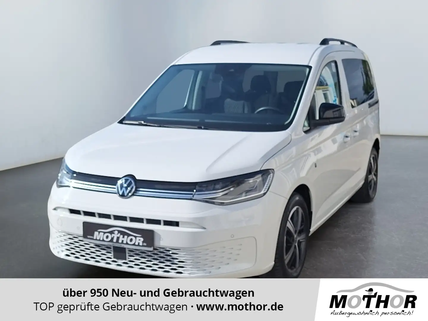 Volkswagen Caddy Life 1.5 TSI DSG ParkAss. SpurH LED PDC Weiß - 1