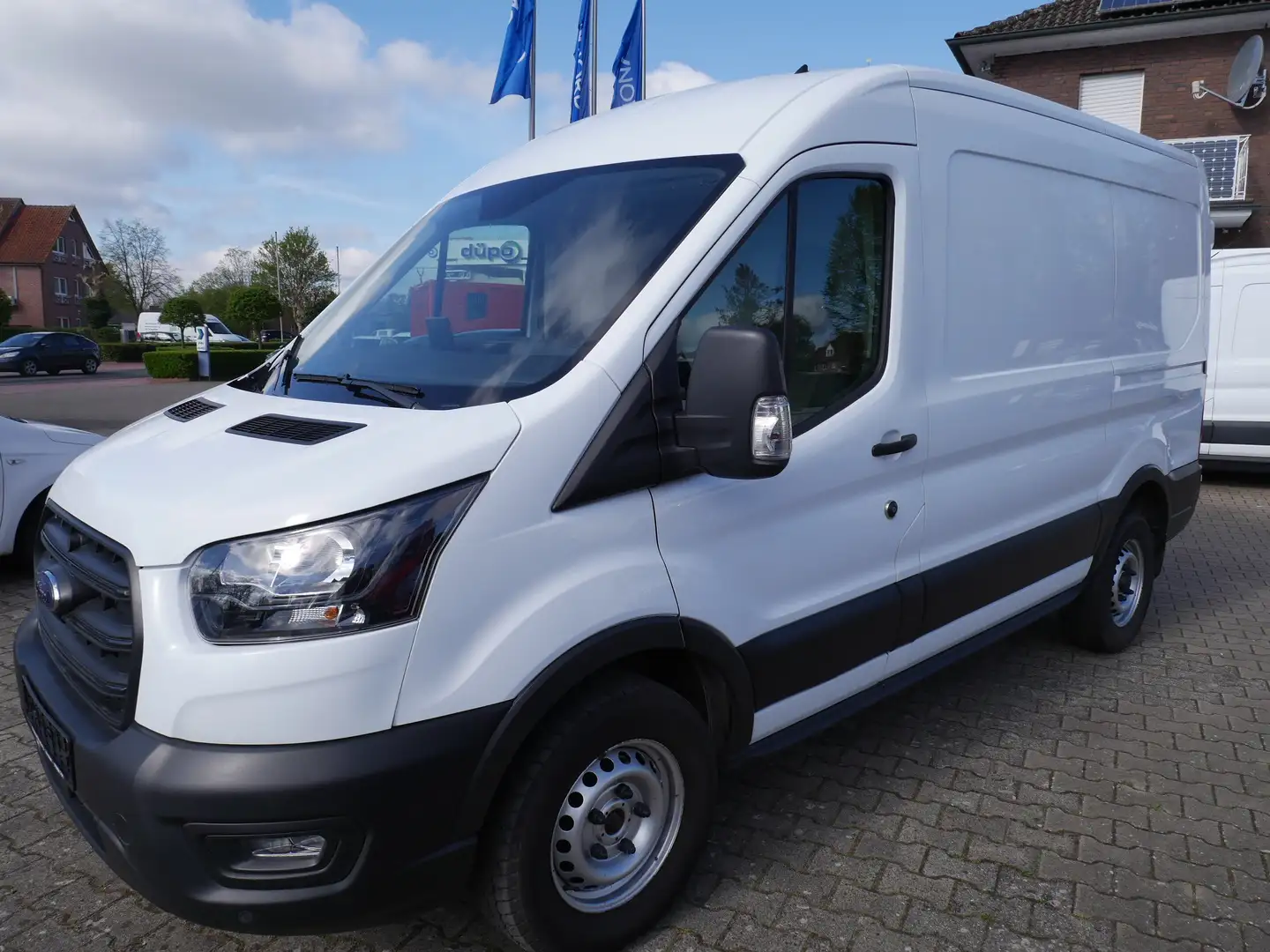 Ford Transit 350 L2H2 Kamera Parkpilot hzb Scheibe Tgf Holz Weiß - 2
