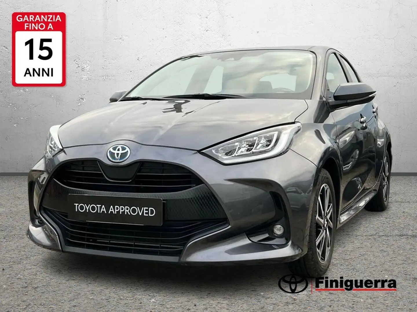Toyota Yaris Yaris 1.5 Hybrid 5 porte Trend Grigio - 1