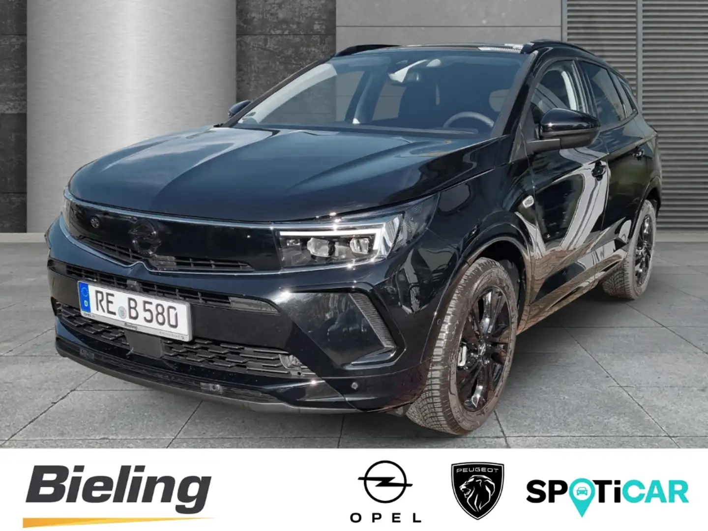 Opel Grandland GS Line 1.2l Turbo AUTOMATIK Noir - 1