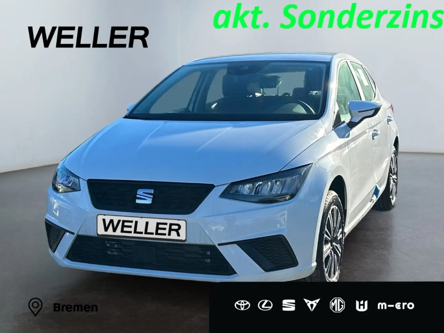 SEAT Ibiza 1.0 TSI Style *LED*SHZ*dig Cockpit*CarPlay* Weiß - 1