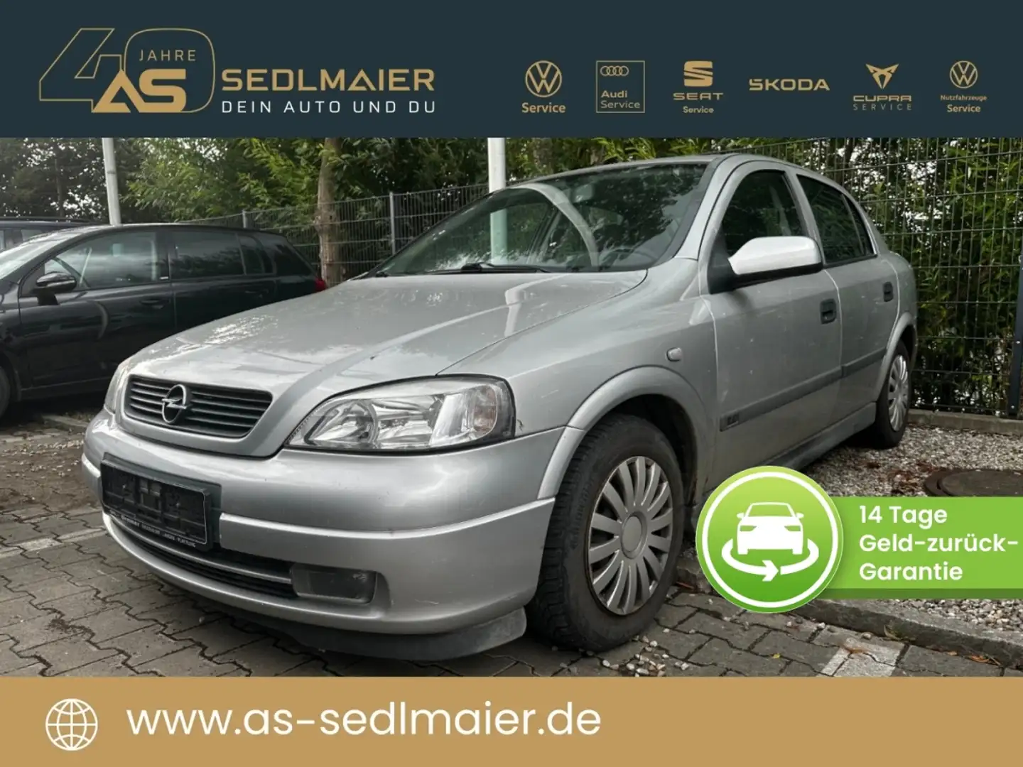 Opel Astra 1.6 Selection Schiebedach|8fach|Klima|CD Silver - 1