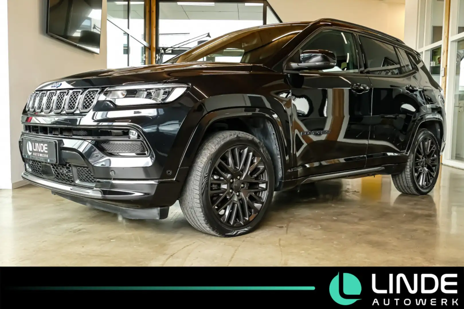 Jeep Compass S Plug-In Hybrid 4WD |NAVI|ACC|ALPINE Noir - 1