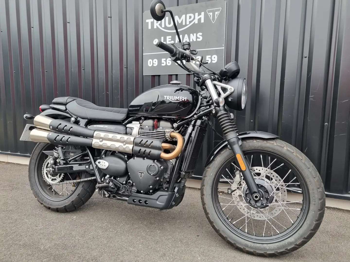 Triumph Scrambler Negru - 2