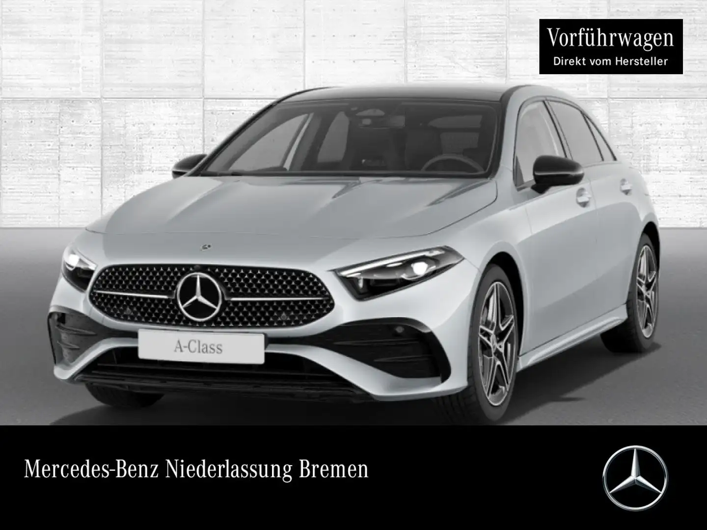 Mercedes-Benz A 220 d AMG+NIGHT+PANO+360°+MULTIBEAM+HUD+TOTW+8G Argento - 1