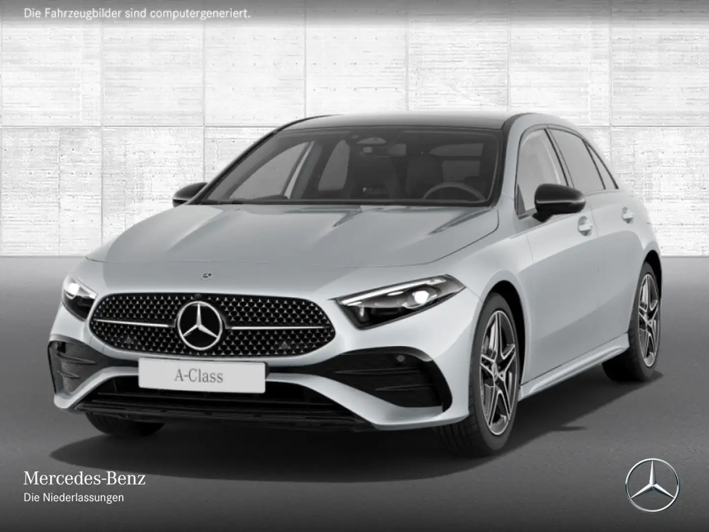 Mercedes-Benz A 220 d AMG+NIGHT+PANO+360°+MULTIBEAM+HUD+TOTW+8G Argento - 2