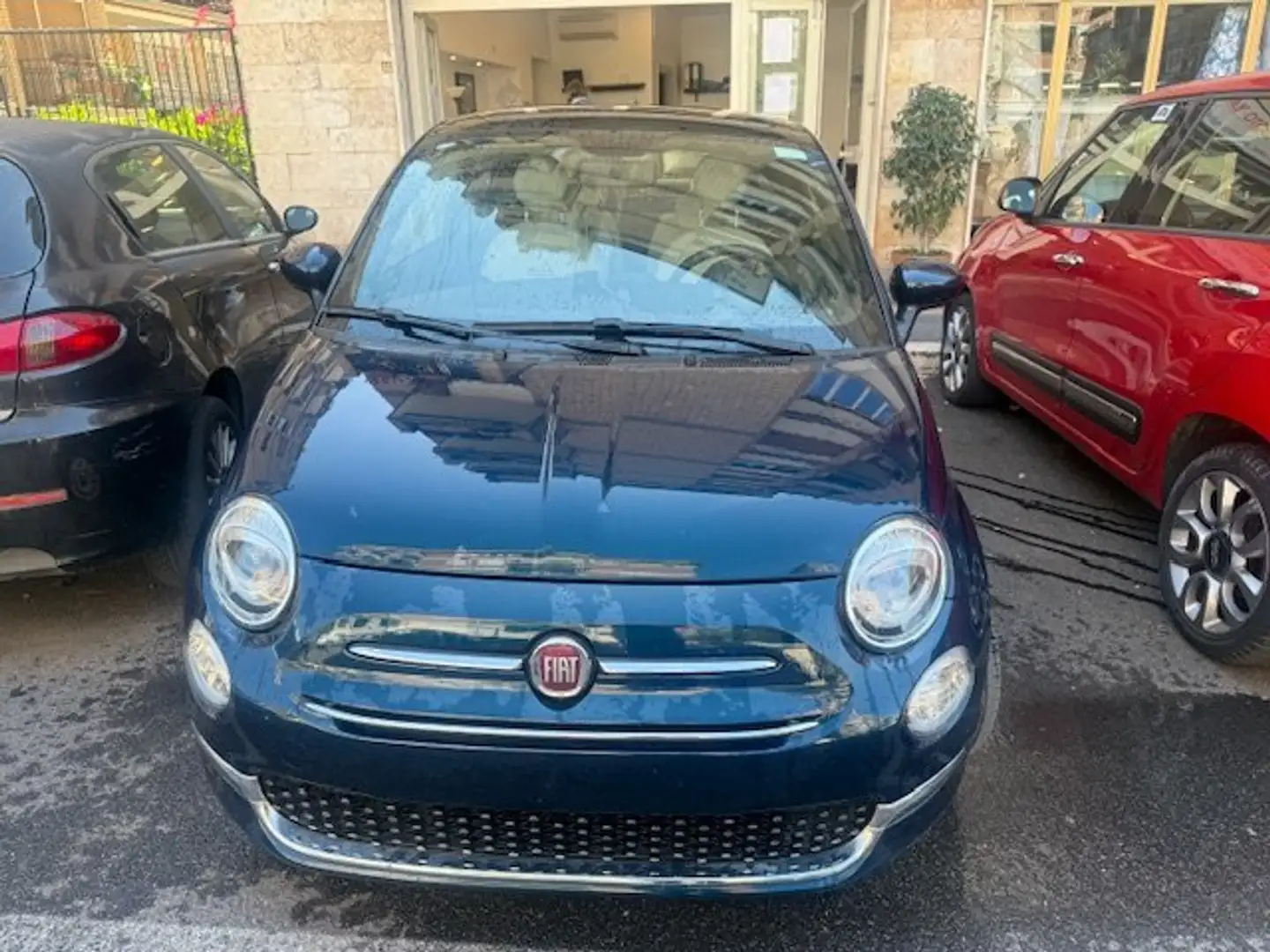 Fiat 500 500 1.0 hybrid Dolcevita 70cv Navi Pdc Tetto Blu/Azzurro - 1
