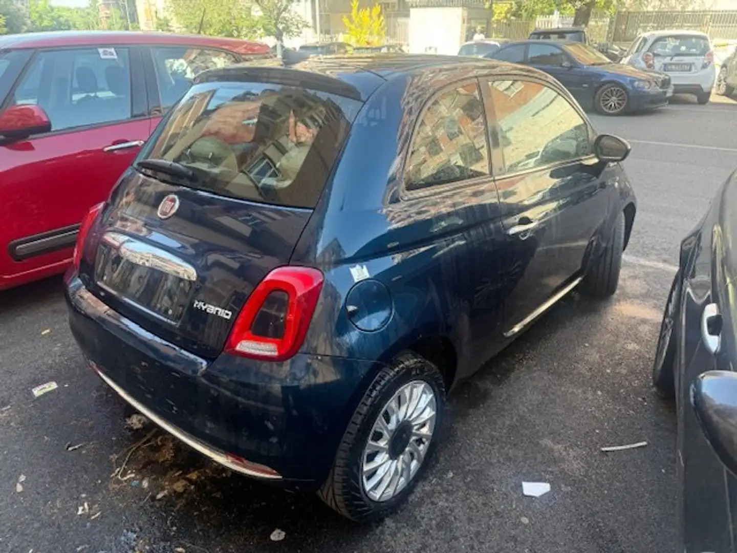 Fiat 500 500 1.0 hybrid Dolcevita 70cv Navi Pdc Tetto Blu/Azzurro - 2