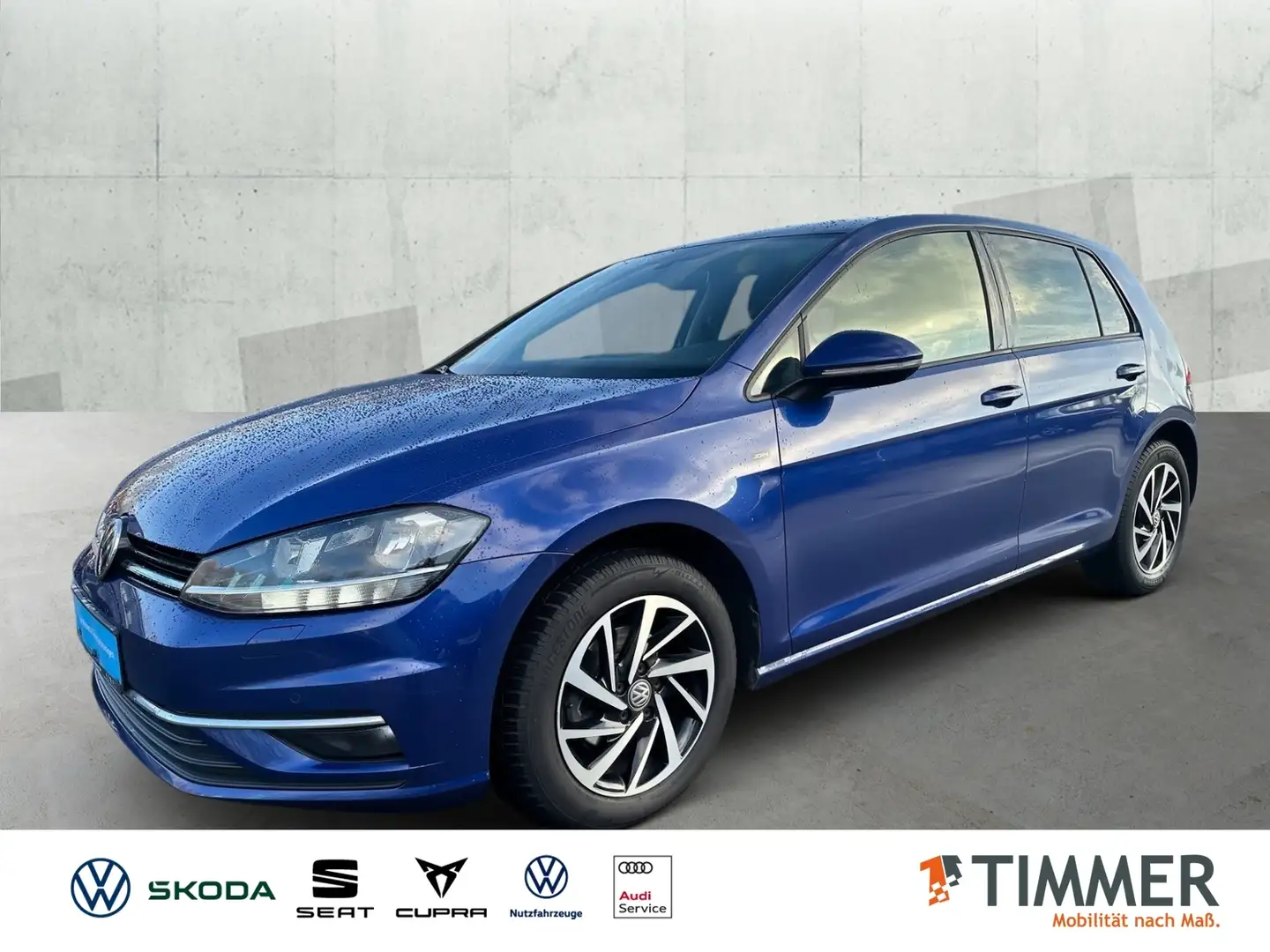 Volkswagen Golf VII 1.0 TSI JOIN *SHZ*APP-CONNECT*KLIMA*ACC*NAVI* Bleu - 1