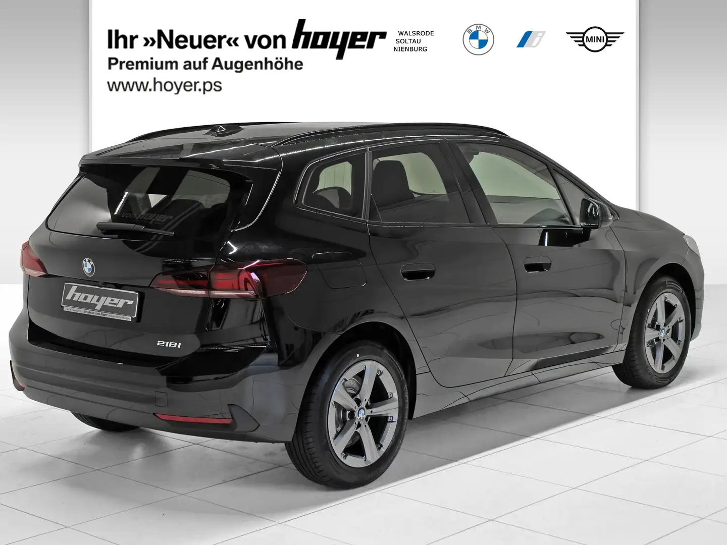 BMW 218 i Active Tourer  DAB LED RFK Parkassistent Schwarz - 2